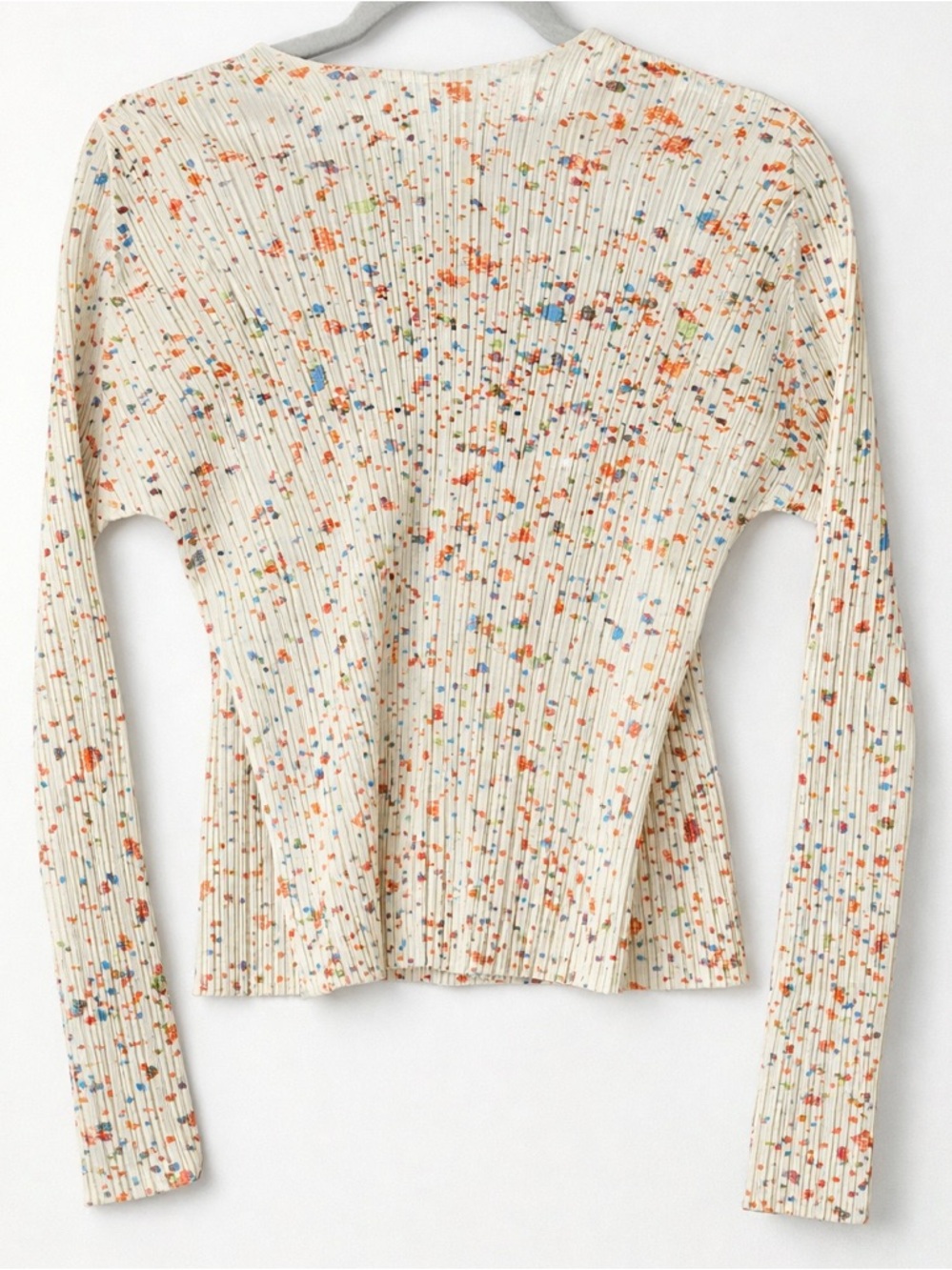 Pleats Please Issey Miyake Enchant Pleated Top Cropped Avant Garde Cardigan - Picture 3 of 8